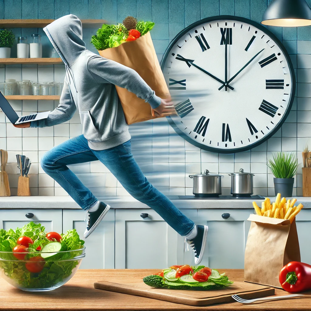 Lack of time to cook healthy food